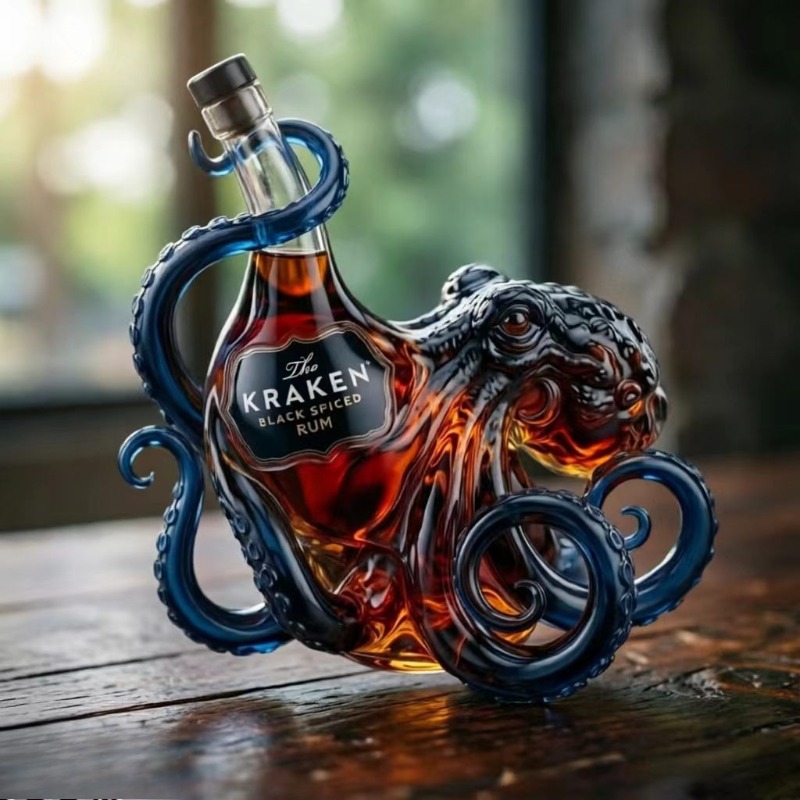 Whiskey Decanter, Sea Monster  - đánh giá và giá Vintage Collectible Glassware