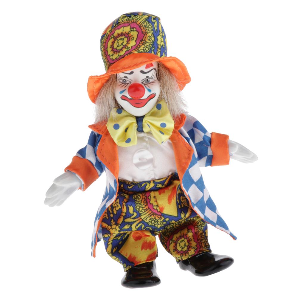 Ceramic Porcelain Jester Clown - đánh giá và giá Vintage Collectible Porcelain Dolls
