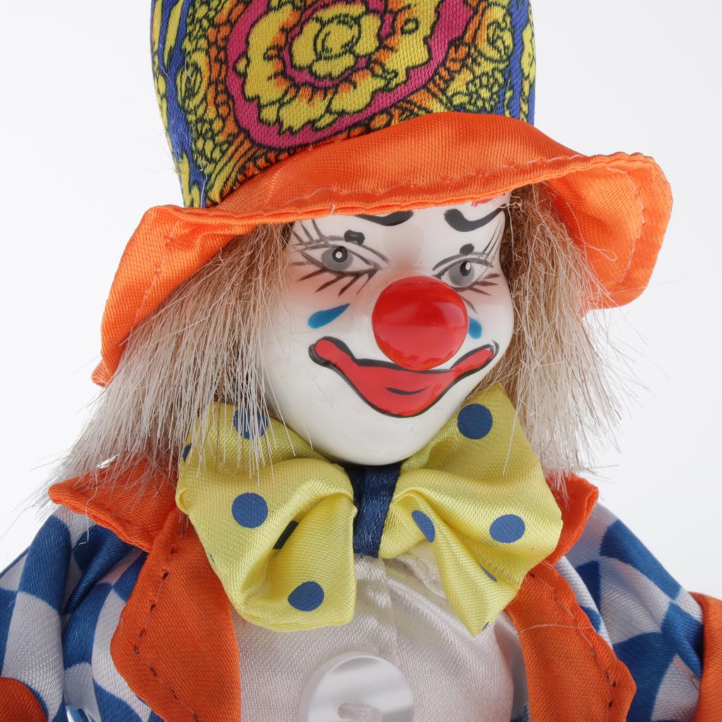 Ceramic Porcelain Jester Clown - đánh giá và giá Vintage Collectible Porcelain Dolls