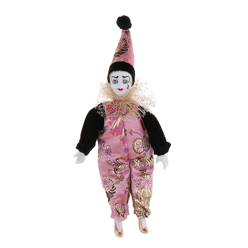 22cm Porcelain Clown Dolls Col - đánh giá và giá Vintage Collectible Porcelain Dolls