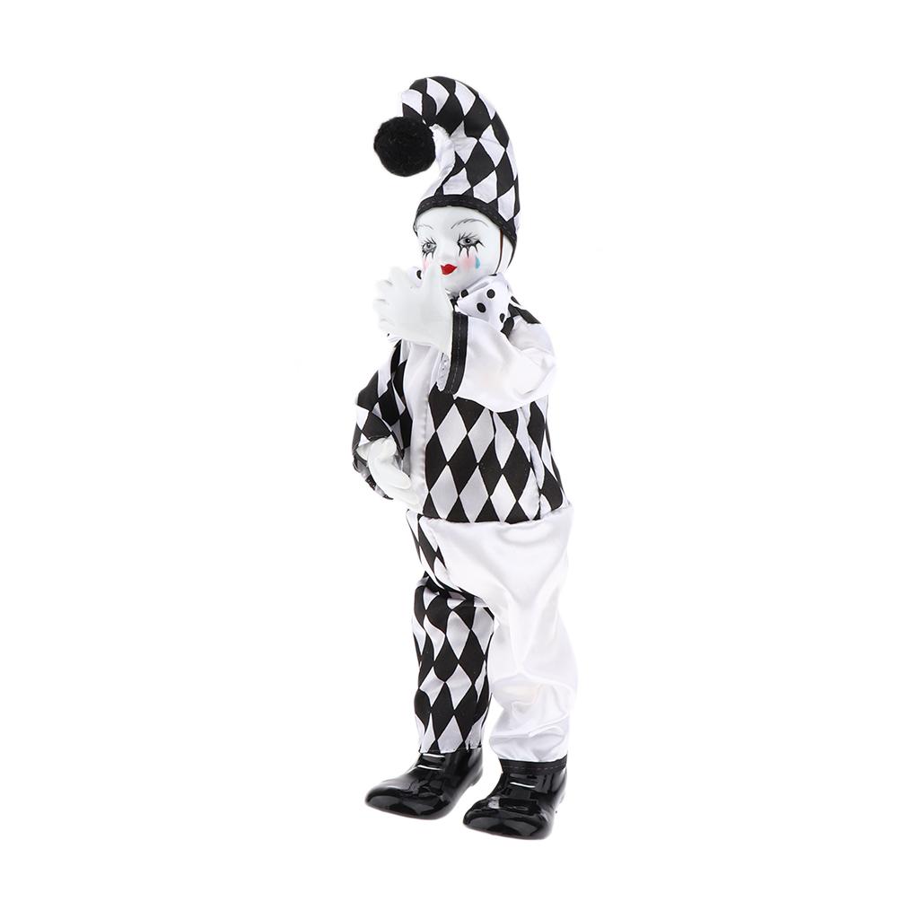 Funny Porcelain Clown Doll Vin - đánh giá và giá Vintage Collectible Porcelain Dolls