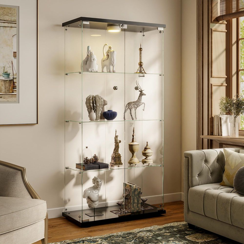 Display Cabinet with LED Light - đánh giá và giá Collectible & Vintage Dolls For Wedding