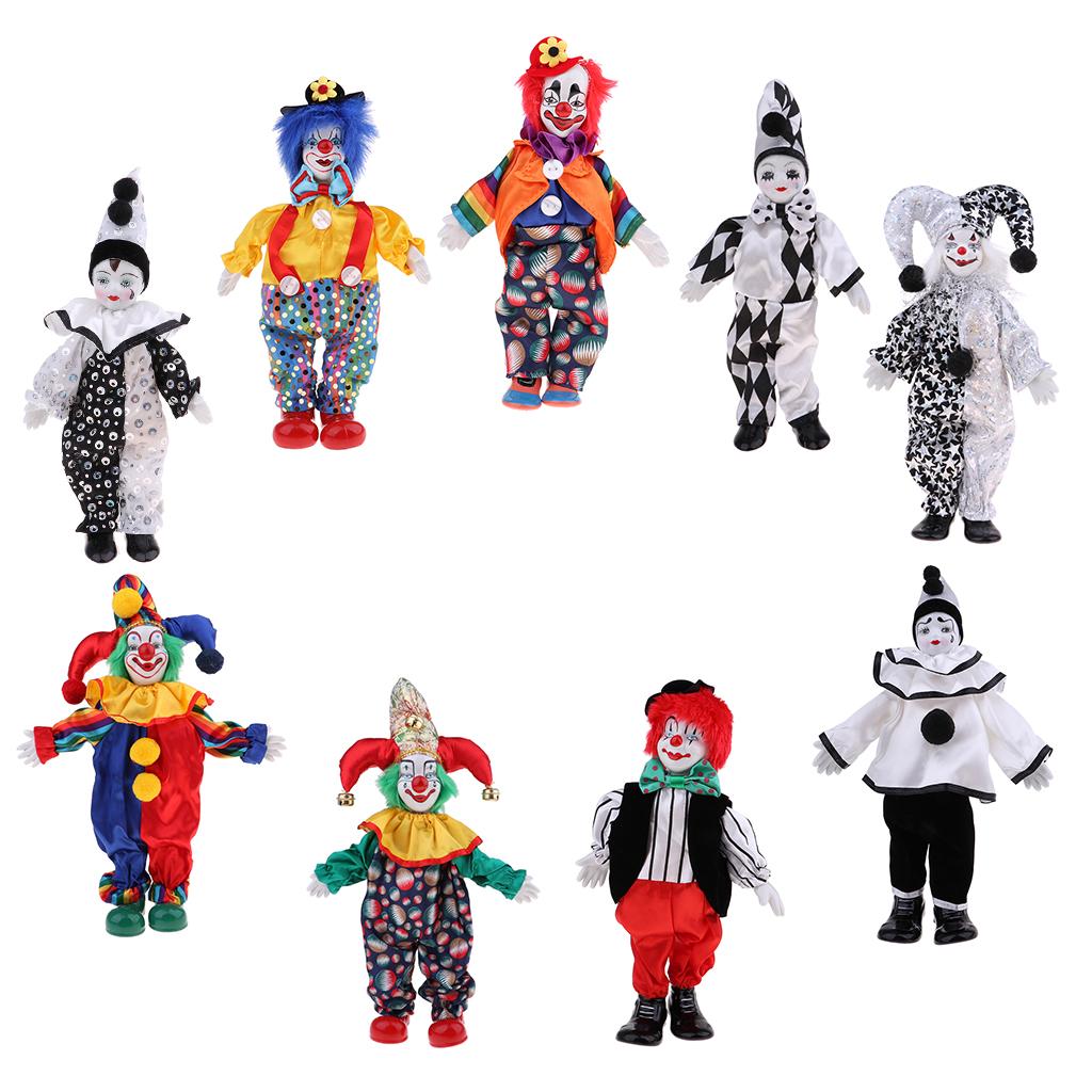 Handmade Porcelain Clown Dolls - đánh giá và giá Vintage Collectible Porcelain Dolls