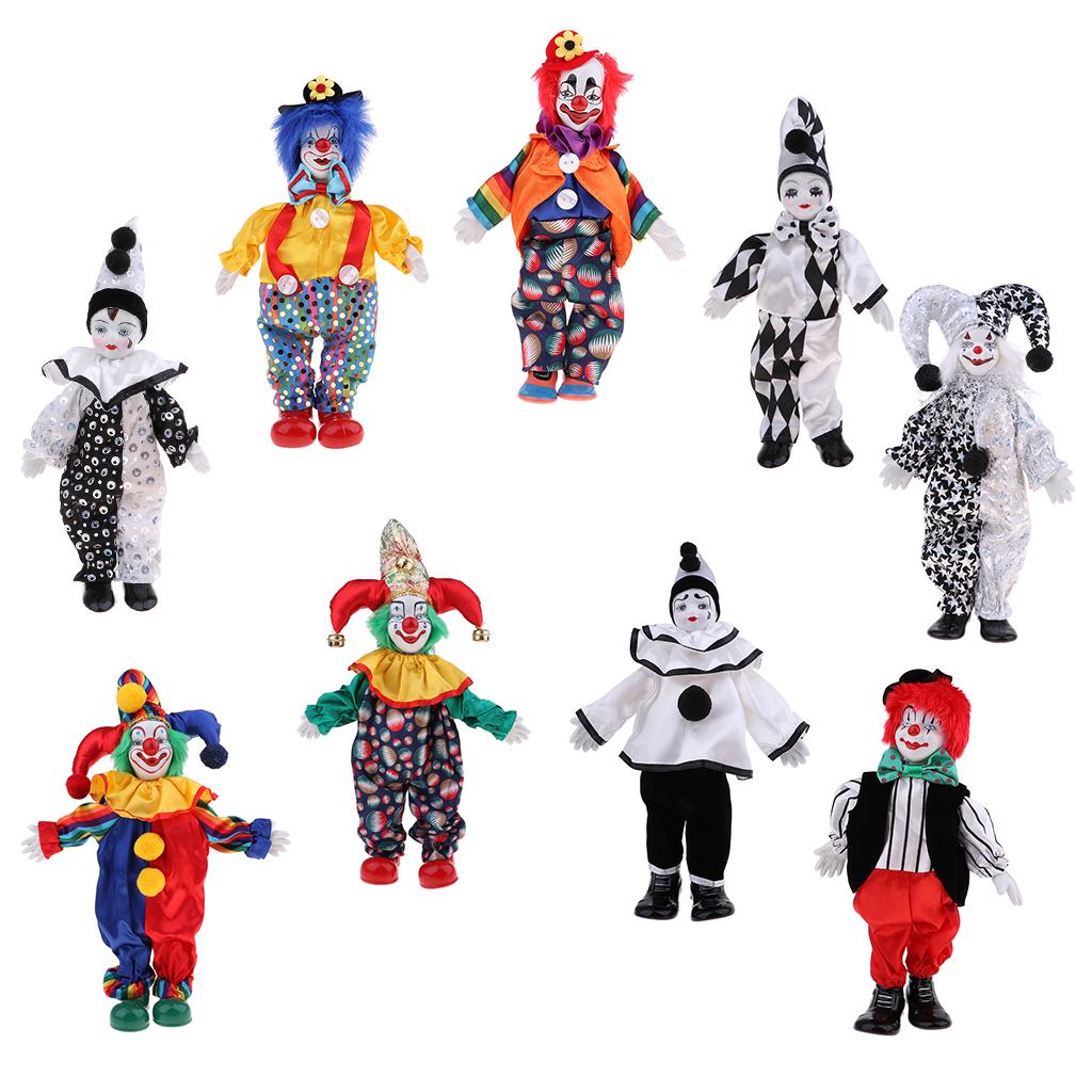Handmade Porcelain Clown Dolls - đánh giá và giá Vintage Collectible Porcelain Dolls
