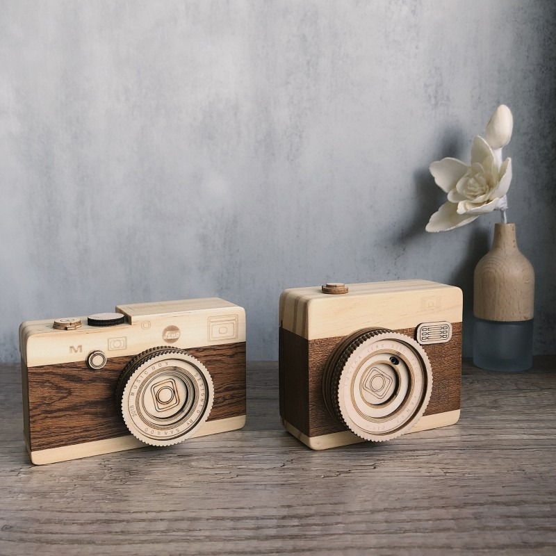 Vintage Wooden Camera Music Bo - đánh giá và giá Collectible Vintage Cameras