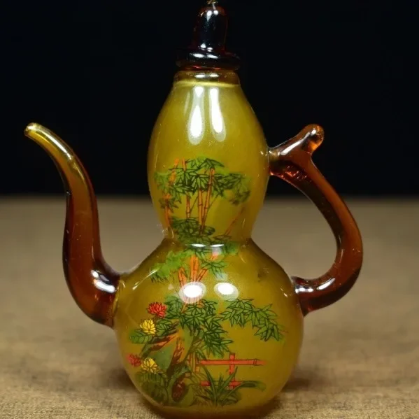 Vintage Glaze Glass Gourd Bott - đánh giá và giá Vintage Collectible Glassware